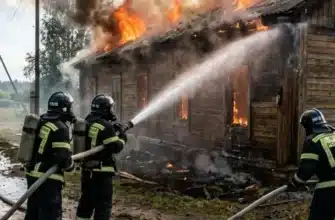 Пожар в Вынгапуровском Ленина 12Б